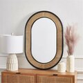 Safavieh Cayce Mirror Black & Natural MRR2020A